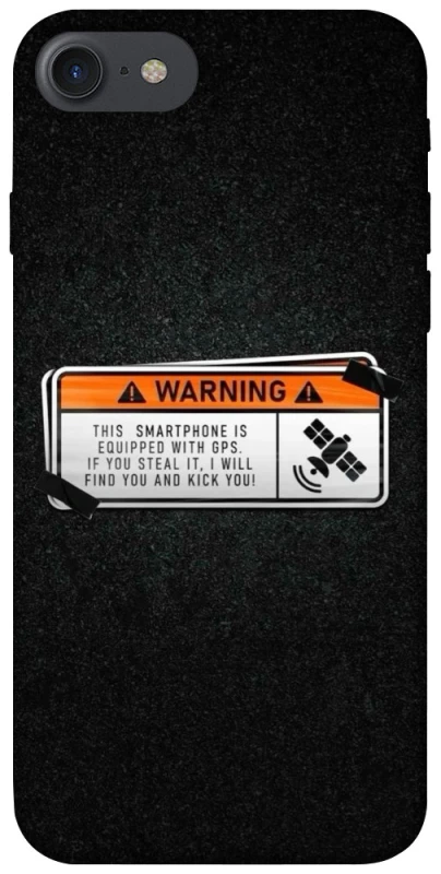 Чохол на Apple iPhone 7 / 8 (4.7") Warning фото 1 з 1