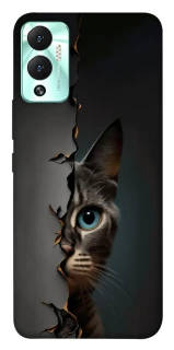Чехол на Infinix Hot 12 Play Кот-подглядыватель v2 фото 1 из 1