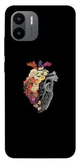 Чехол на Xiaomi Redmi A1 / A2 Heart with flowers фото 1 из 1