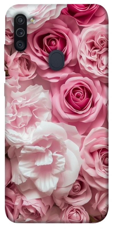 Чехол на Samsung Galaxy M11 Розовые цветы фото 1 из 1