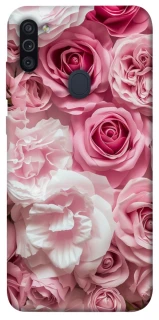 Чехол на Samsung Galaxy M11 Розовые цветы фото 1 из 1