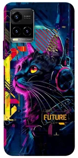 Чохол на Vivo Y21 / Y33s Cyber Cat v2 фото 1 з 1