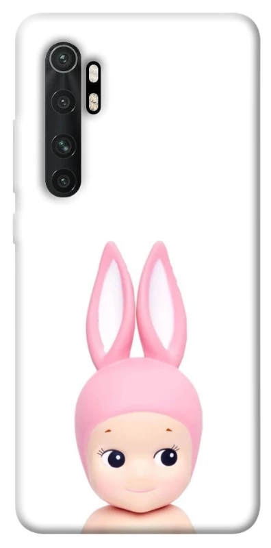 Чохол на Xiaomi Mi Note 10 Lite Minimal Bunny Peek фото 1 з 1