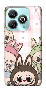 Чохол на ZTE Blade A75 4G All Labubu 2 фото 1 з 1