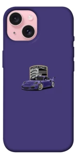 Чехол на Apple iPhone 15 (6.1") Porsche purple фото 1 из 1