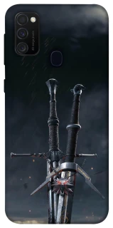 Чехол на Samsung Galaxy M21 Мечи Ведьмака фото 1 Чехол на Samsung Galaxy M21 Мечи Ведьмака фото 1 из 1