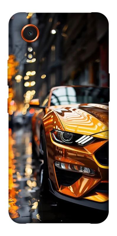 Чохол на Samsung Galaxy Xcover7 Golden sports car фото 1 з 1