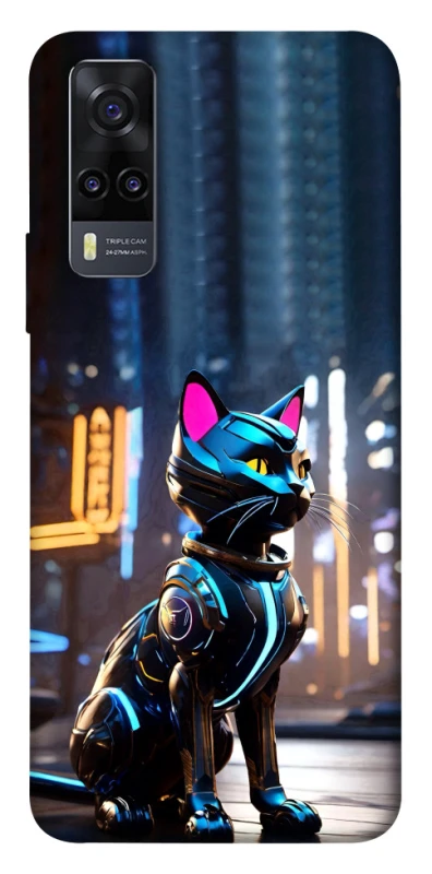 Чохол на Vivo Y31 Cyber cat фото 1 з 1