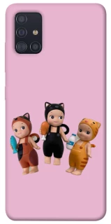 Чохол на Samsung Galaxy A51 Cat Cafe Trio фото 1 з 1