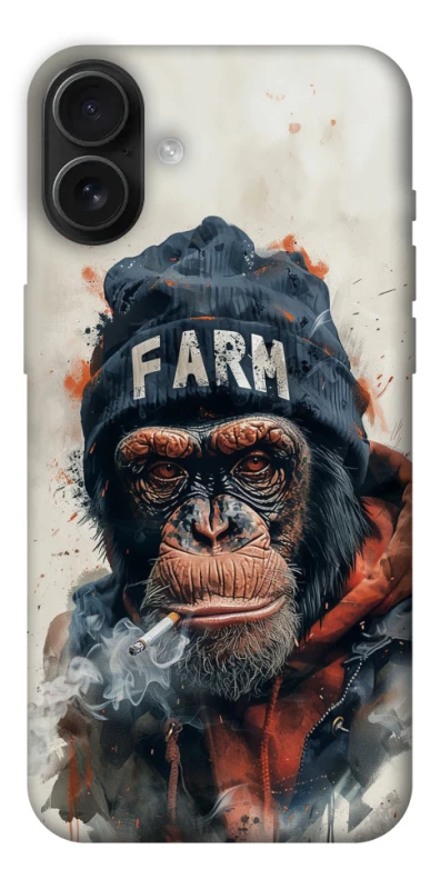 Чохол на Apple iPhone 16 Plus Шимпанзе v3 фото 1 з 1