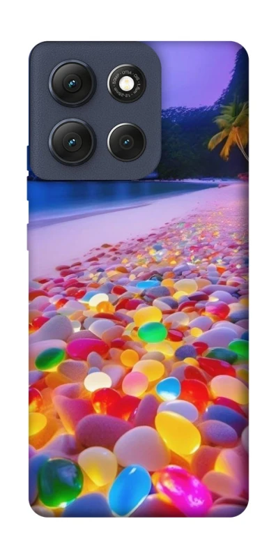 Чохол на Motorola Moto G86 Каміння світиться на березі фото 1 з 1