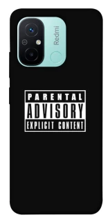 Чехол на Xiaomi Redmi 12C / Poco C55 Parental Advisory Label фото 1 из 1
