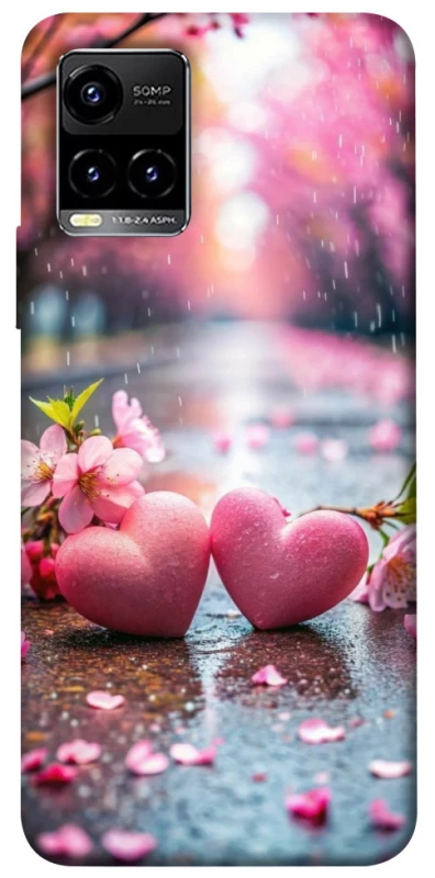 Чохол на Vivo Y21 / Y33s Pink heart фото 1 з 1
