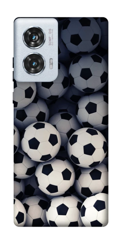 Чехол на Motorola Edge 50 Fusion Футбольные мячи фото 1 из 1