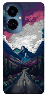 Чехол на TECNO Camon 19 Pro Нарисованные горы фото 1 из 1