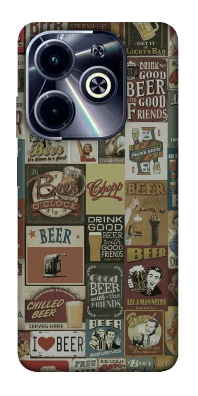 Чохол на Infinix Hot 40i Retro collage ver.1 фото 1 з 1