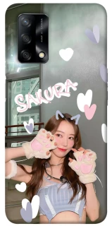 Чохол на Oppo A74 4G Sakura - LE SSERAFIM фото 1 з 1