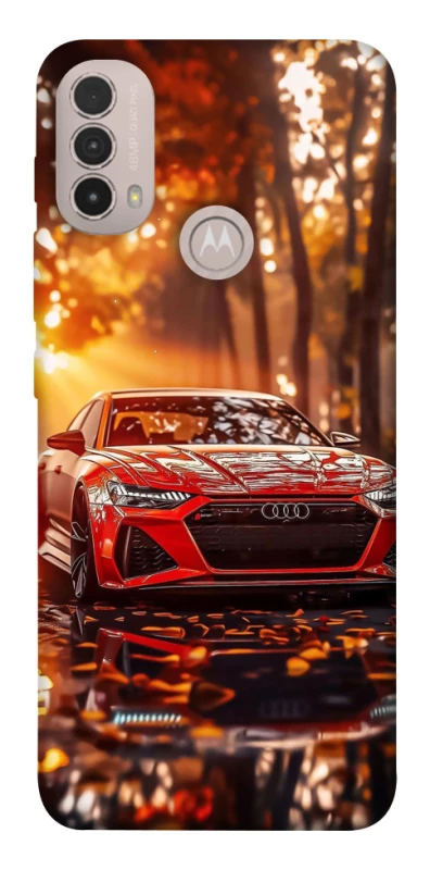 Чехол на Motorola Moto E40 Audi at sunset фото 1 из 1