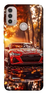 Чехол на Motorola Moto E40 Audi at sunset фото 1 из 1