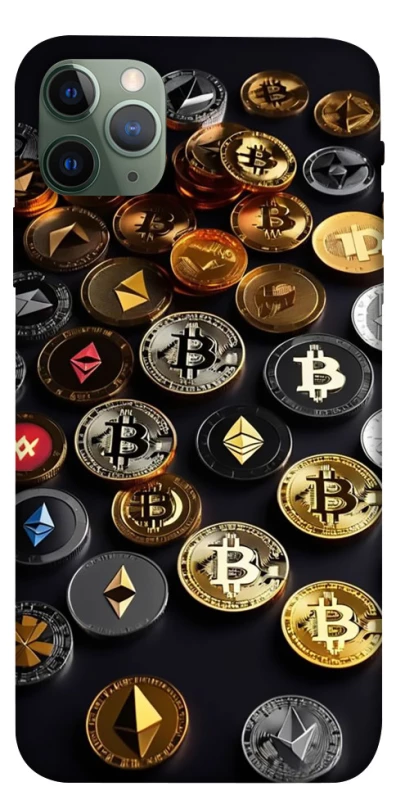 Чехол на Apple iPhone 11 Pro Max (6.5") Many coins фото 1 из 1