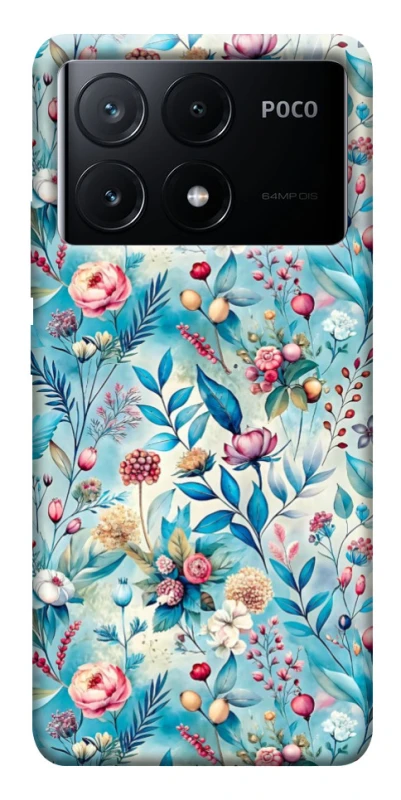 Чохол на Xiaomi Poco X6 Floral design ver.5 фото 1 з 1