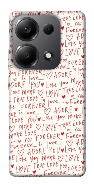 Чехол на Xiaomi Redmi Note 13 Pro 4G Love aesthetic ver.4 фото 1 из 1