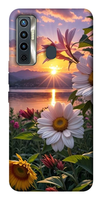 Чехол на TECNO Camon 17 Flowers v31 фото 1 из 1