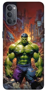 Чехол на Oppo Reno 4 Hulk фото 1 из 1