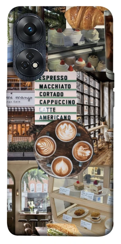 Чохол на Oppo Reno 8T 4G Coffee collage ver.5 фото 1 з 1