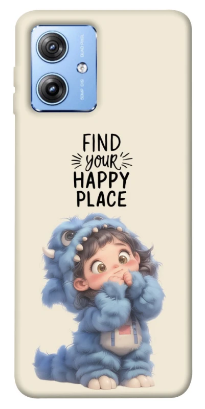 Чохол на Motorola Moto G84 Happy Place фото 1 з 1