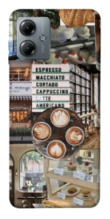Чохол на Motorola Moto G14 Coffee collage ver.5 фото 1 з 1