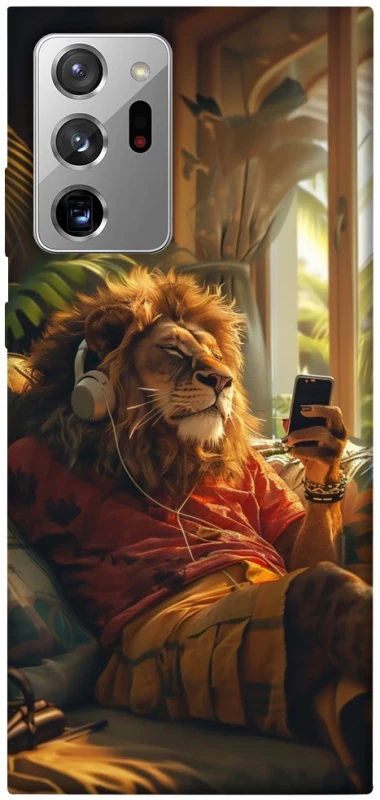 Чехол на Samsung Galaxy Note 20 Ultra Лев v2 фото 1 из 1