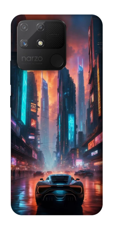 Чехол на Realme Narzo 50A Cyber city фото 1 из 1