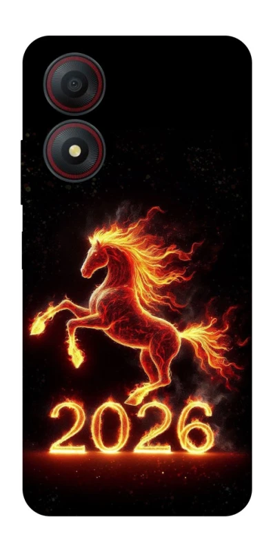 Чохол на ZTE Blade A34 4G Red Fire Horse ver.1 фото 1 з 1