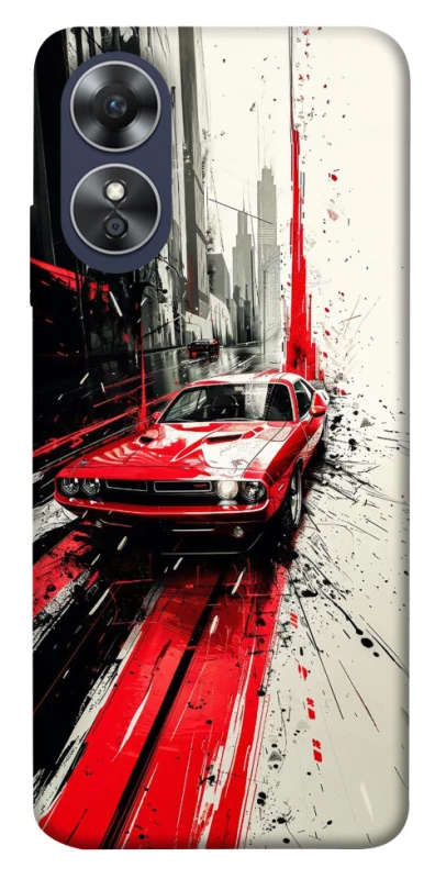Чохол на Oppo A17 Painted Mustang фото 1 з 1