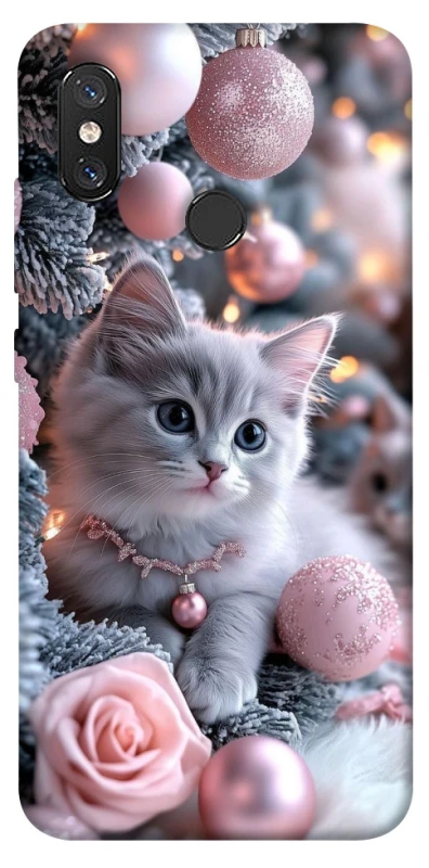 Чохол на Xiaomi Mi 8 Christmas Kitty фото 1 з 1