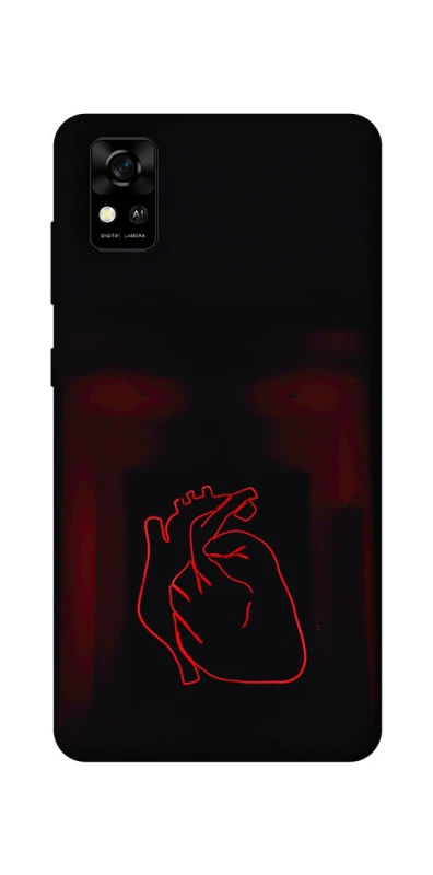 Чехол на ZTE Blade A31 Красное сердце фото 1 из 1