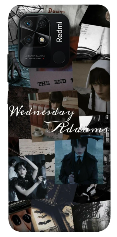 Чохол на Xiaomi Redmi 10C Wednesday Collage ver.1 фото 1 з 1