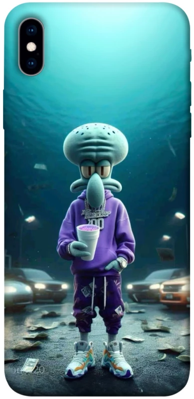 Чохол на Apple iPhone XS Max (6.5") Сквідвард фото 1 з 1