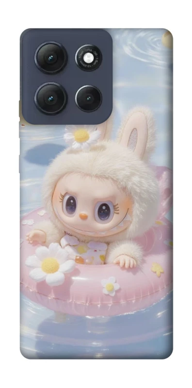 Чохол на Motorola Moto G86 Power Labubu swimming фото 1 з 1