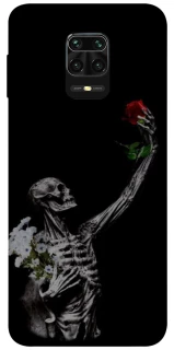 Чехол на Xiaomi Redmi Note 9s / Note 9 Pro / Note 9 Pro Max Skeleton vs Rose фото 1 из 1