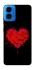 Чохол на Motorola Moto G45 Splash heart фото 1 з 1