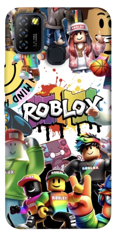 Чохол на Infinix Hot 10 Lite Roblox Characters Collage фото 1 з 1
