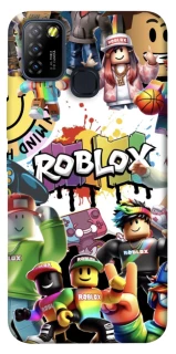 Чехол на Infinix Hot 10 Lite Roblox Characters Collage фото 1 из 1