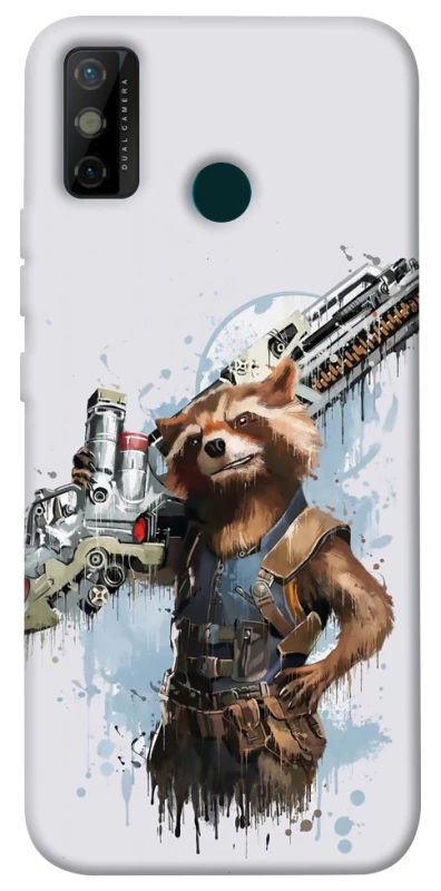 Чехол на TECNO Spark 6 Go Rocket Raccoon фото 1 из 1