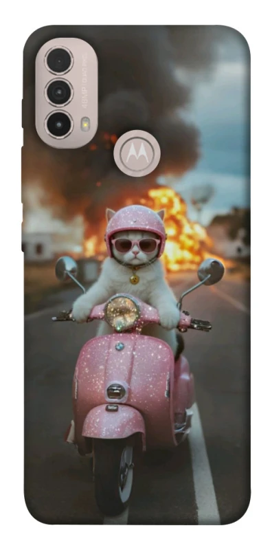 Чохол на Motorola Moto E40 Exploding Kittens ver.3 фото 1 з 1