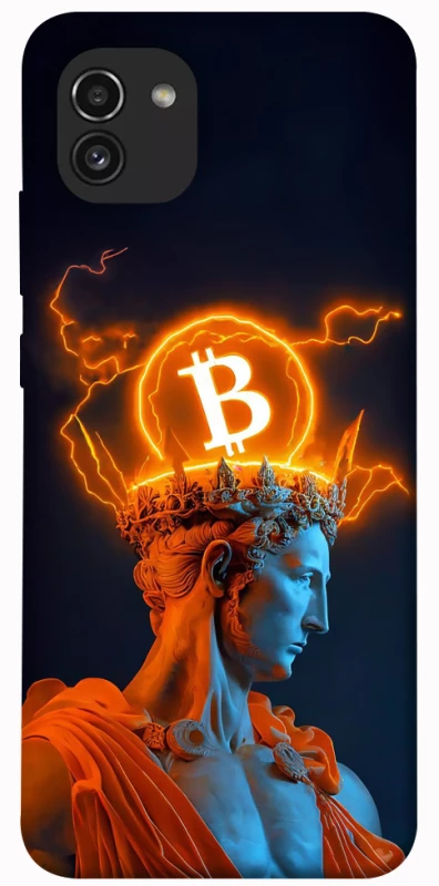 Чехол на Samsung Galaxy A03 Bitcoin God фото 1 из 1
