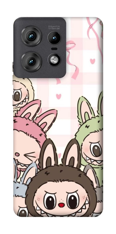 Чохол на Motorola Edge 50 Pro All Labubu 2 фото 1 з 1