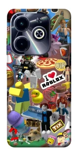Чехол на Infinix Hot 40i Roblox collage ver.5 фото 1 из 1