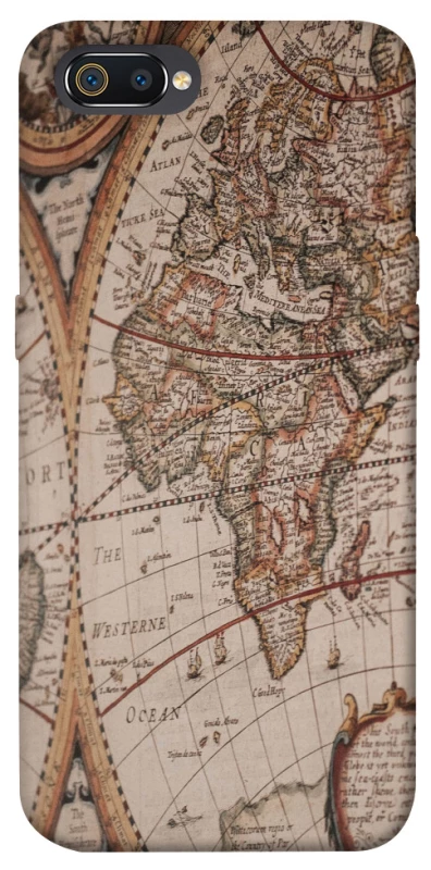 Чохол на Realme C2 Карта подорожей фото 1 з 1